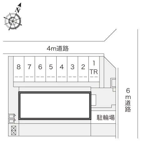 ★手数料０円★赤穂市城西町　月極駐車場（LP）